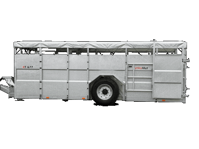 CynkoMet KURIER-6 T-677, 3,4T Állatszállító pótkocsi